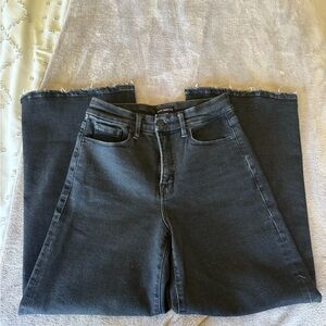 Good American  Black Wide leg Jeans